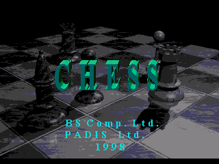 Title screen of Chess