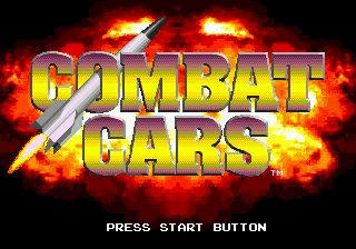 Title screen of Combat Cars