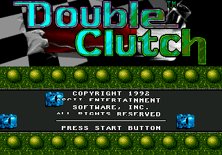 Title screen of Double Clutch
