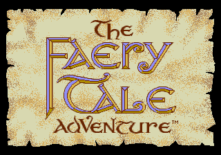 Title screen of The Faery Tale Adventure