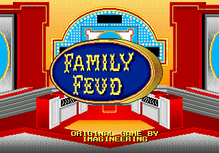 Title screen of Family Feud