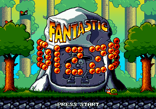 Title screen of Fantastic Dizzy