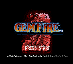 Title screen of Gemfire