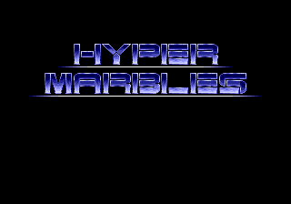Title screen of Hyper Marbles