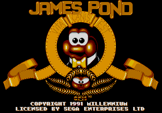 Title screen of James Pond - Underwater Agent