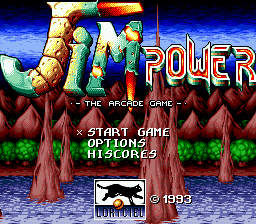 Jim Power - The Arcade Game box art