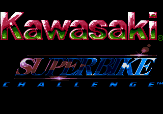 Title screen of Kawasaki Superbike Challenge