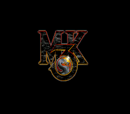 Title screen of Mortal Kombat 3