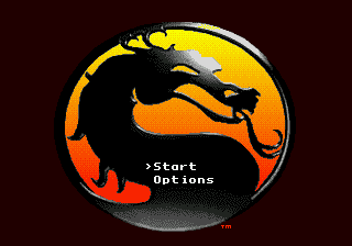 Title screen of Mortal Kombat II