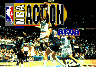 Title screen of NBA Action '94