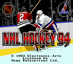 Title screen of NHL '94