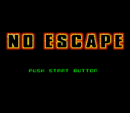 Title screen of No Escape