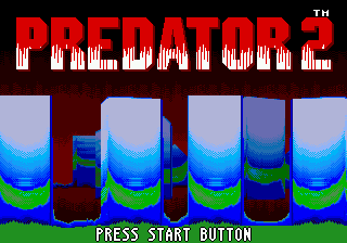 Title screen of Predator 2