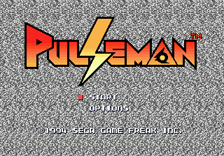 Title screen of Pulseman
