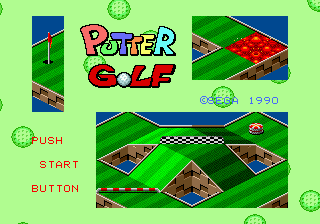 Title screen of Putter Golf