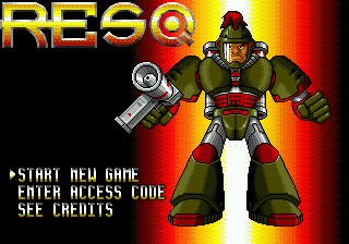 Title screen of Resq