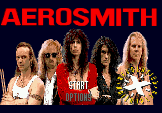Title screen of Revolution X