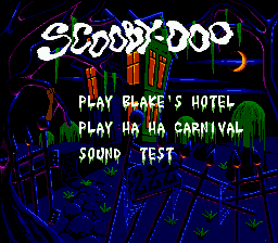 Title screen of Scooby-Doo Mystery