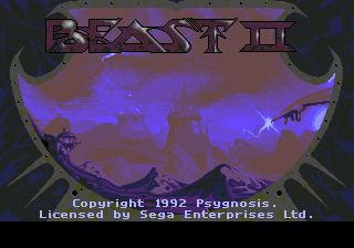 Title screen of Shadow of the Beast II