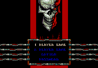 Title screen of Skeleton Krew