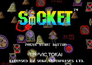 Title screen of Socket