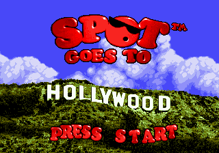 Title screen of Spot Goes to Hollywood