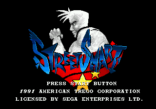 Title screen of Street Smart