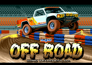 Title screen of Super Off Road