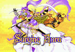 Title screen of Surging Aura