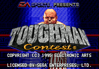Title screen of Toughman Contest
