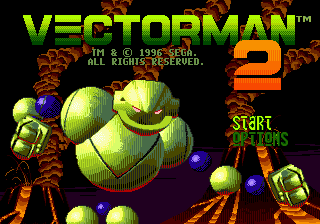 Title screen of Vectorman 2