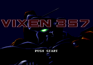 Title screen of Vixen 357