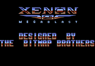 Title screen of Xenon 2 - Megablast