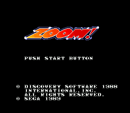 Title screen of Zoom!