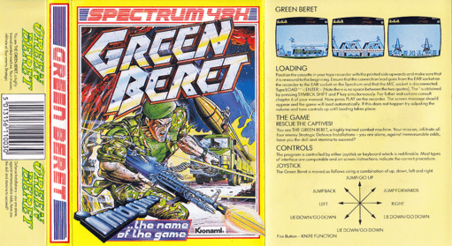 Green Beret (Paul Hughes ZXSpectrumGreenBeret) box art