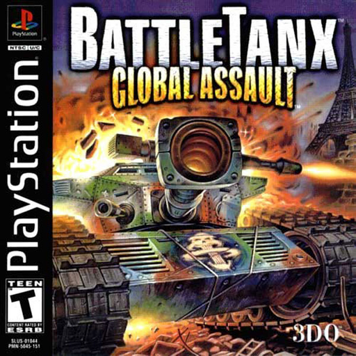 BattleTanx: Global Assault US PlayStation box art