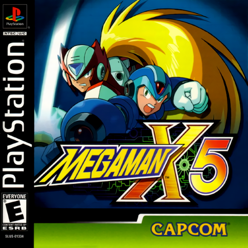 Mega Man X5 box art