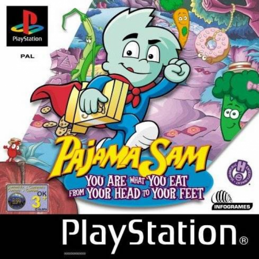 Pajama Sam - You Are What You Eat from Your Head to Your Feet (USA, Europe)