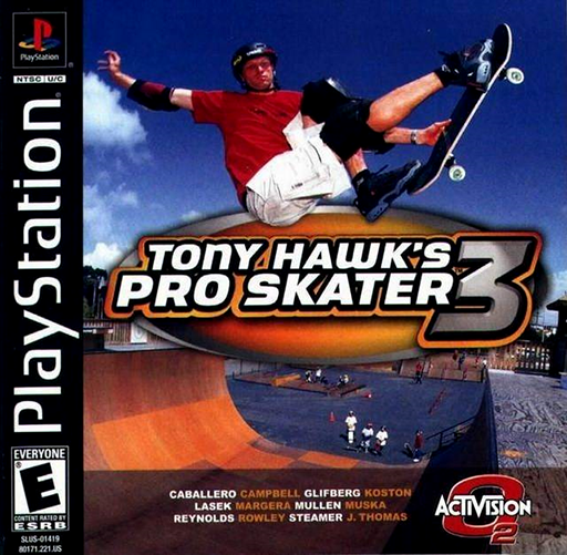 Tony Hawk's Pro Skater 3 artwork