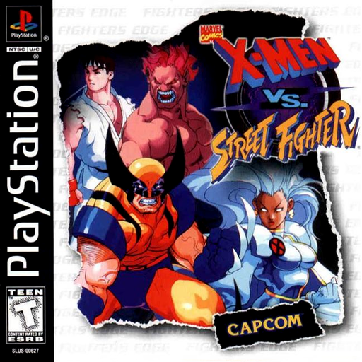 X-Men vs. Street Fighter box art
