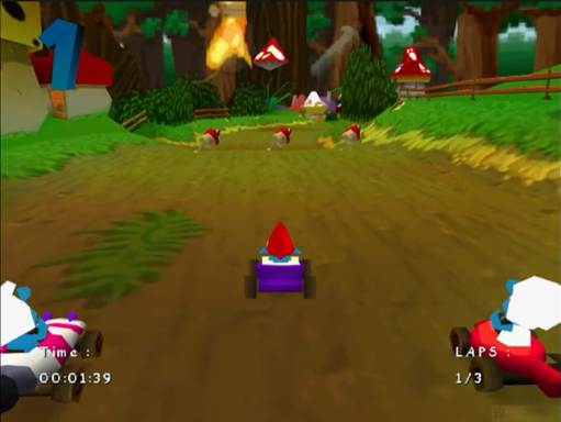 3, 2, 1, Smurf! My First Racing Game