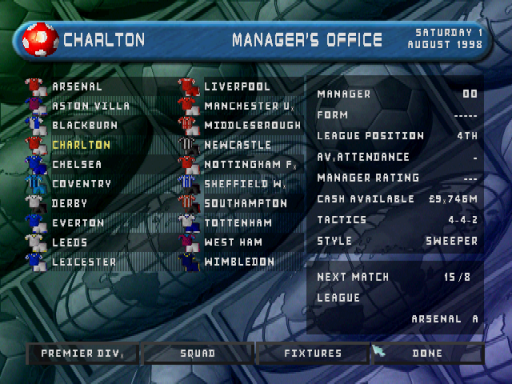 Player Manager Ninety Nine