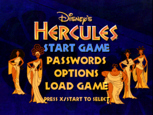Disney's Action Game featuring Hercules