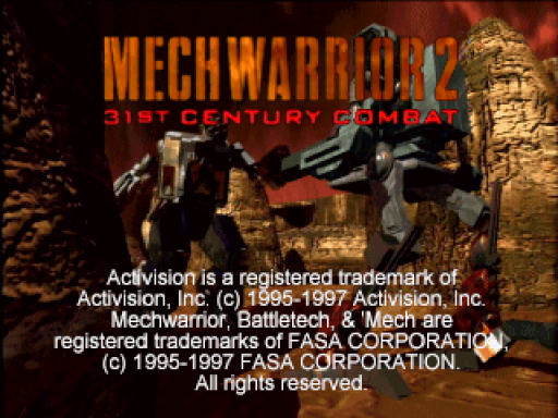 MechWarrior 2 - 31st Century Combat - Arcade Combat Edition
