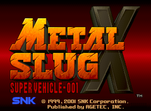 Metal Slug X