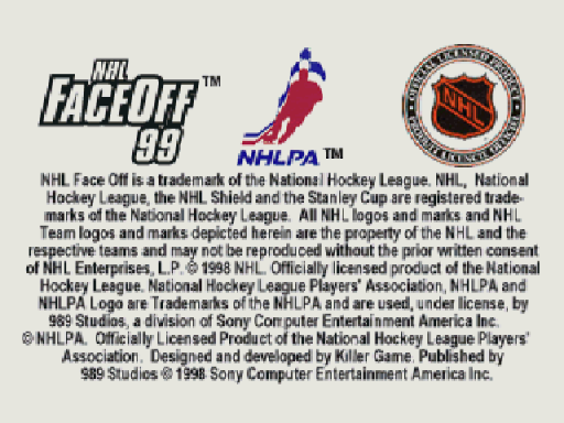 NHL FaceOff 99