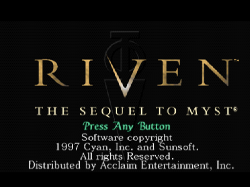 Riven - The Sequel to Myst
