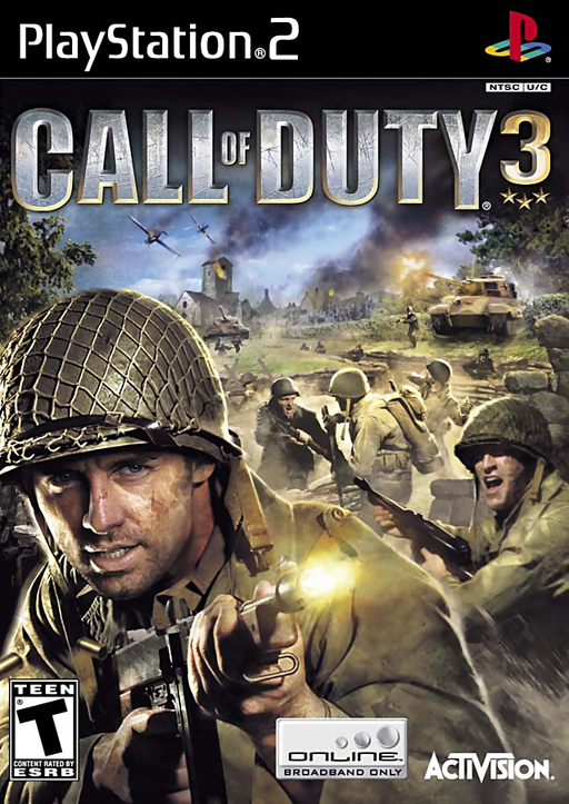 Call of Duty 3 PlayStation 2 cover