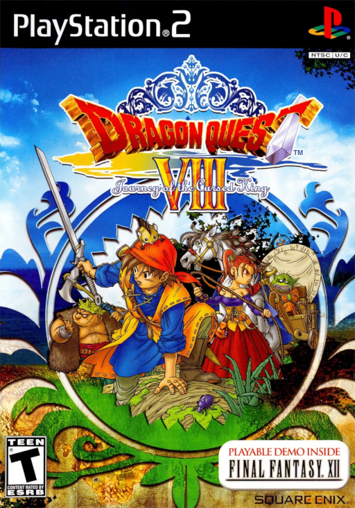 Dragon Quest VIII box art for PlayStation 2
