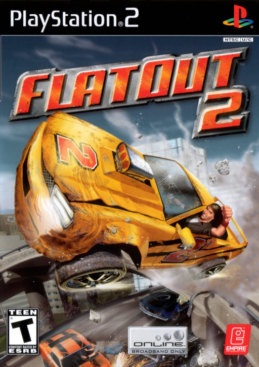 FlatOut 2 PlayStation 2 cover